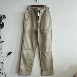 Madewell vegan leather pants
